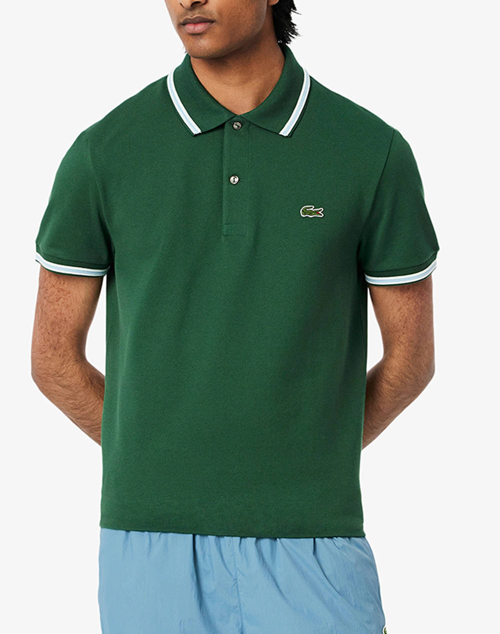 Lacoste Ss T Shirt Men Clothes T Shirts & Sweatshirts Polo Green Cotton 3Ph9875 132 Male Polo Green