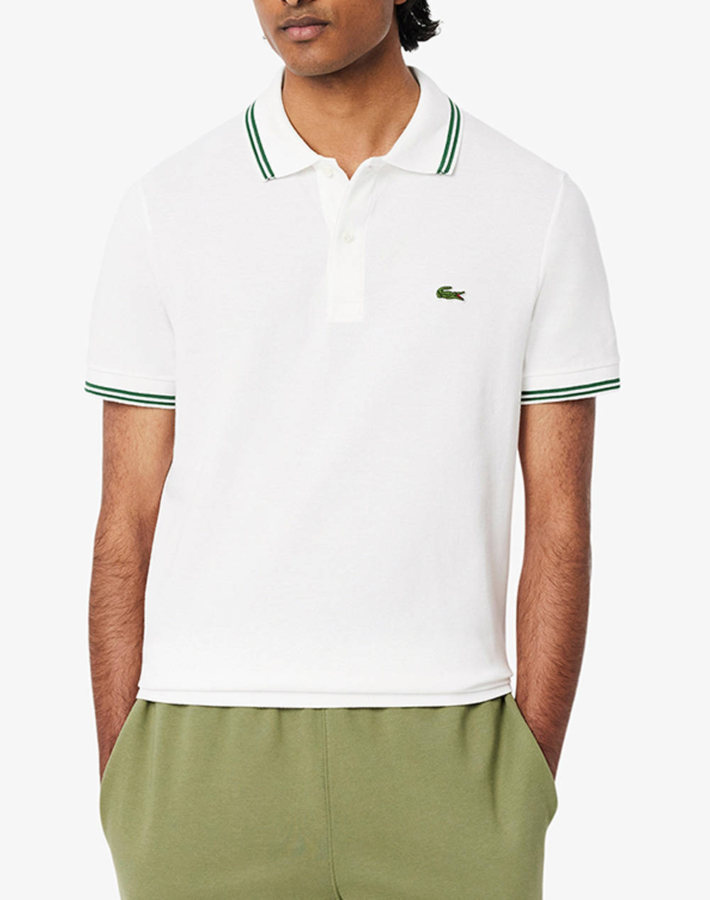 Lacoste Ss T Shirt Men Clothes T Shirts & Sweatshirts Polo White Cotton 3Ph9875 001 Male Polo