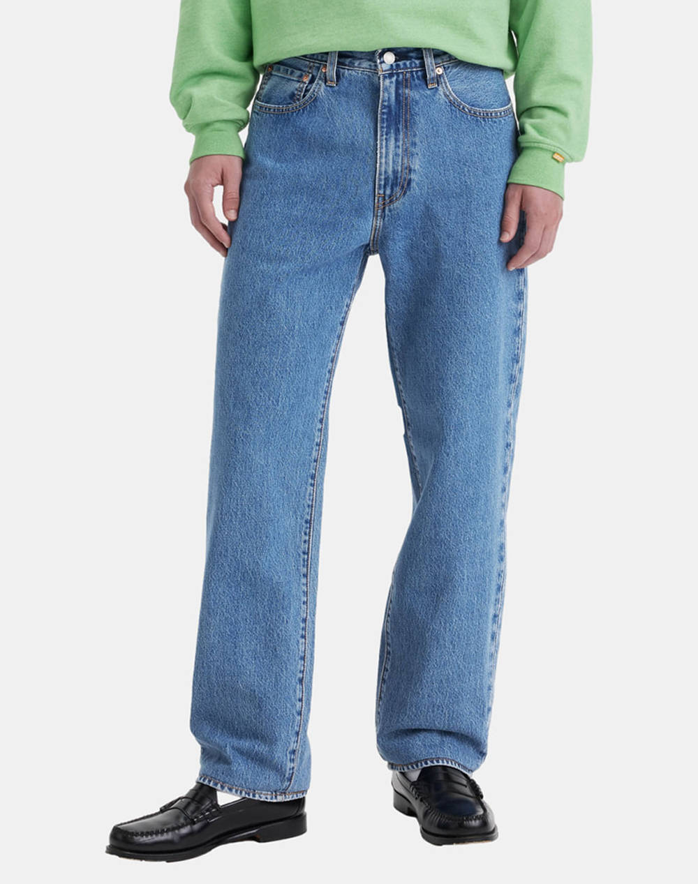 Levis 568 Stay Loose Men Clothes Trousers Jeans Denimblue Cotton 29037 0061 0061 Male Jeans Blue