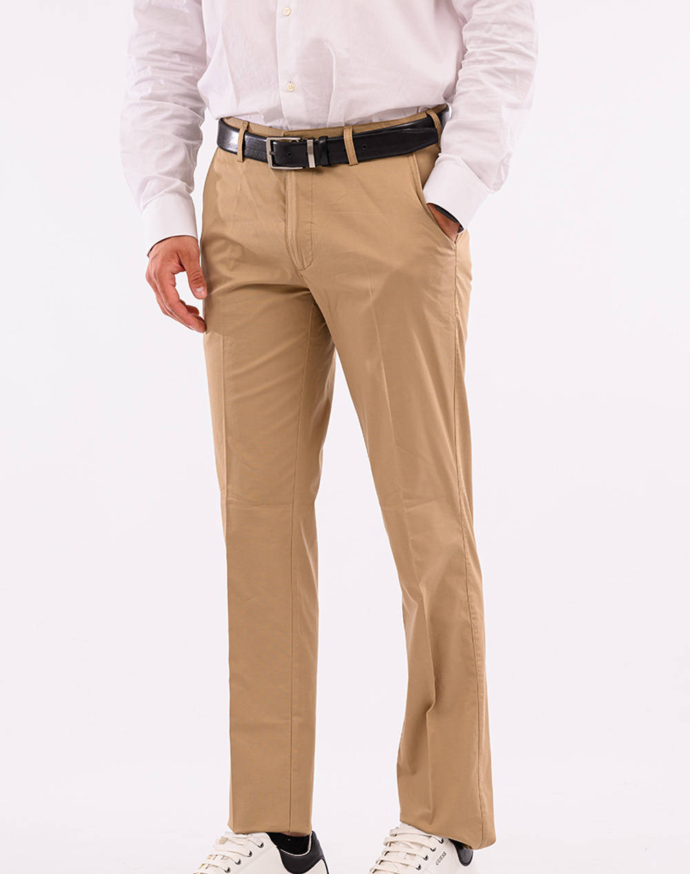 Lexton Pants Men Clothes Trousers Chinos Camel Cotton,Elastic 09.35.Dobby Chino Camel Male Chinos
