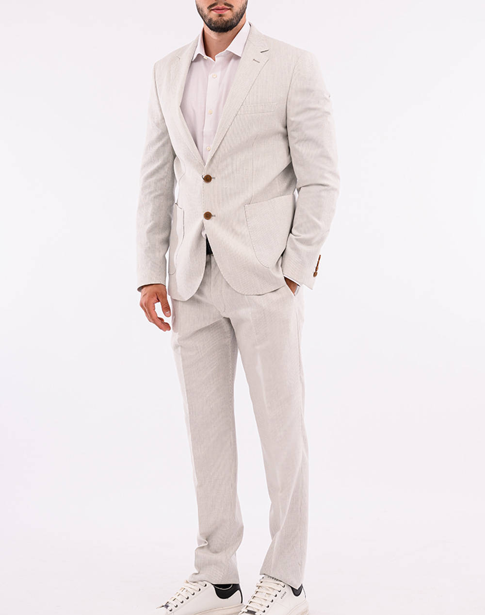 Massimo Suit Men Clothes Suits Lightgray Viscose,Elastic,Synthetic 00881 L. Grey Male Suits