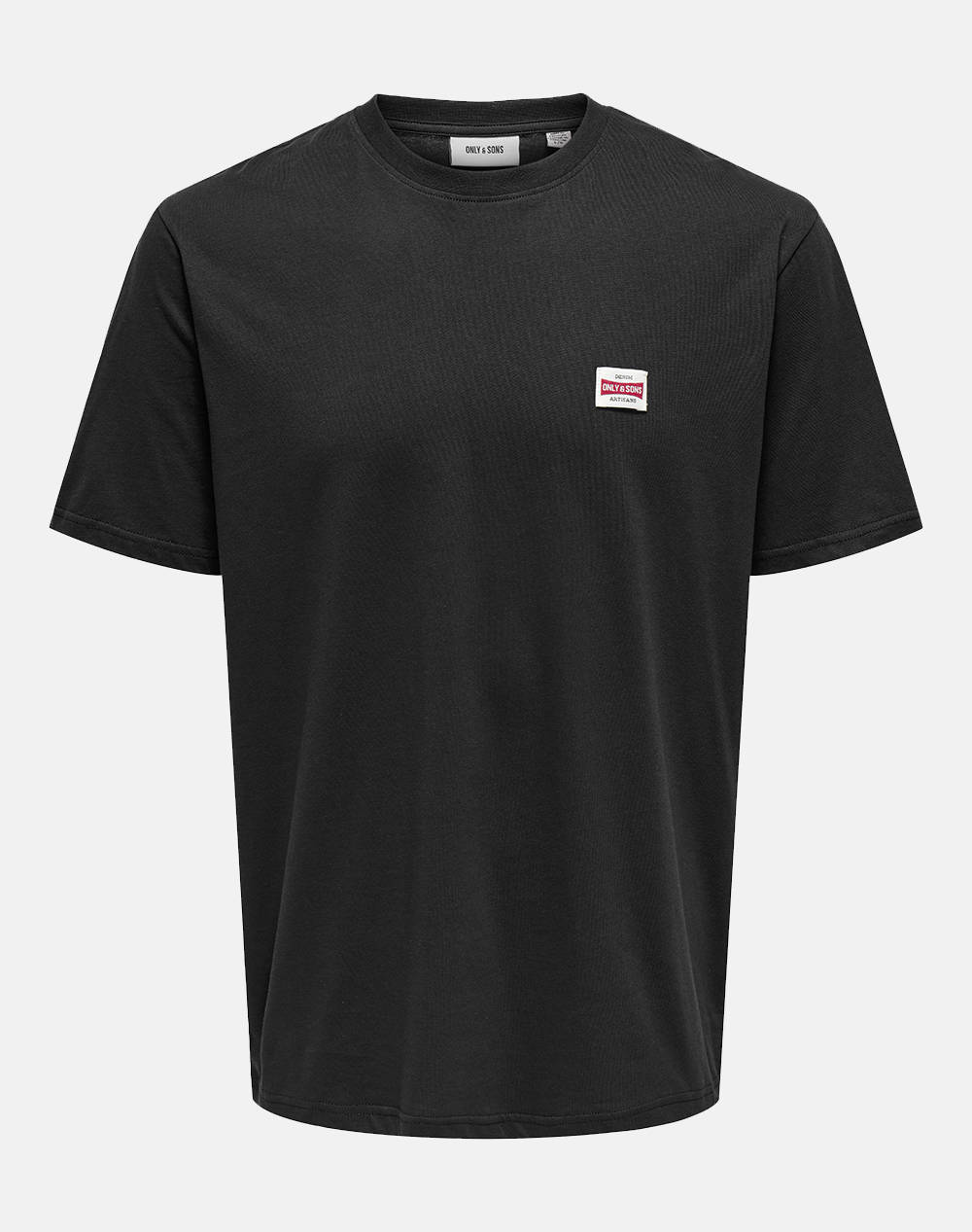 Only&Sons Onsdawson Reg Ss Tee Vd Men Clothes T Shirts & Sweatshirts T Shirts Black Cotton 22033190 Jet Black Male T-Shirts Black