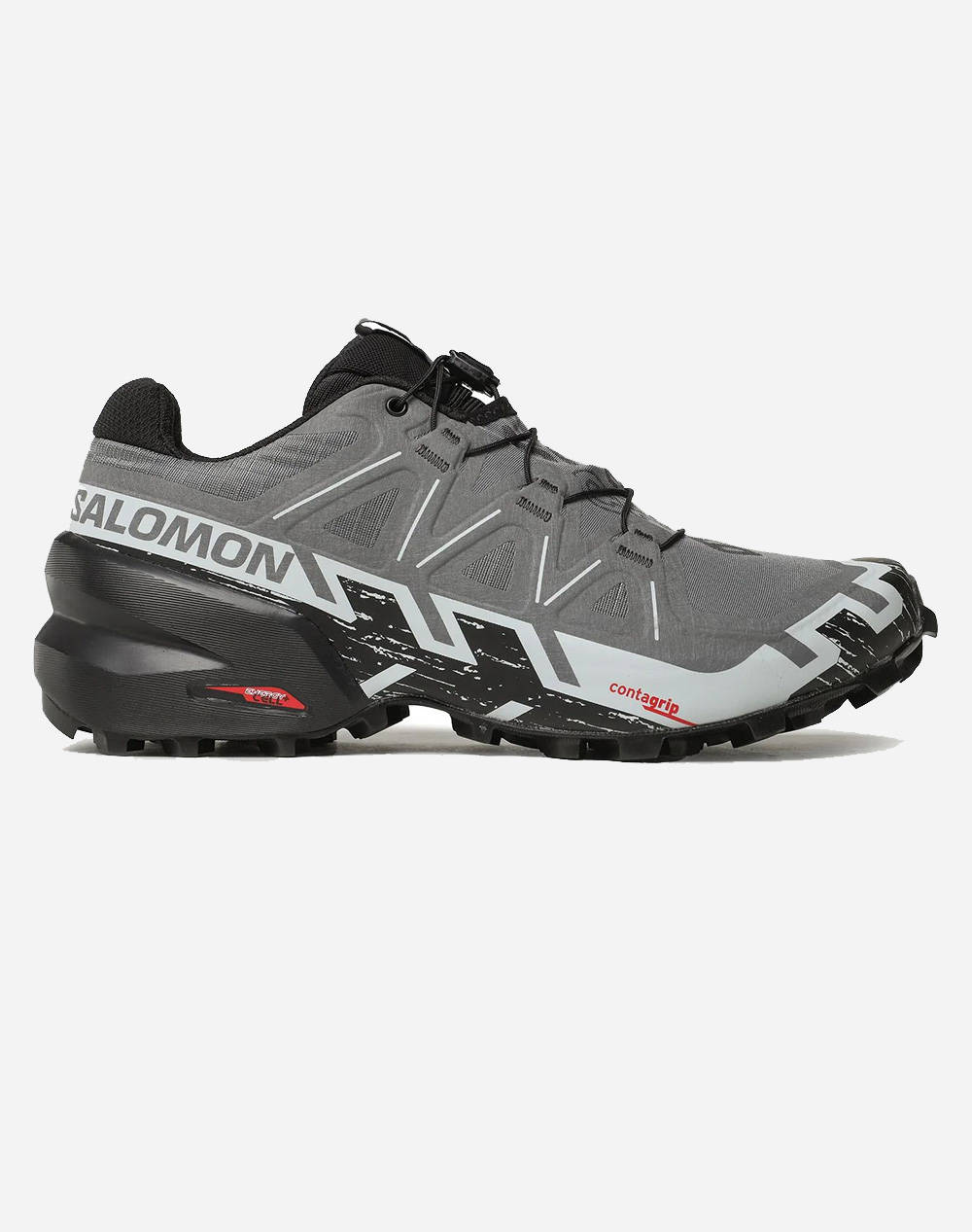 Salomon Trail Running Cross Speedcross 6 Quiet Shade / Black / Pearl Blue Men''S Shoes Men Sports Shoes Shoes Gray Synthetic,Fabric L41738000 Uniq