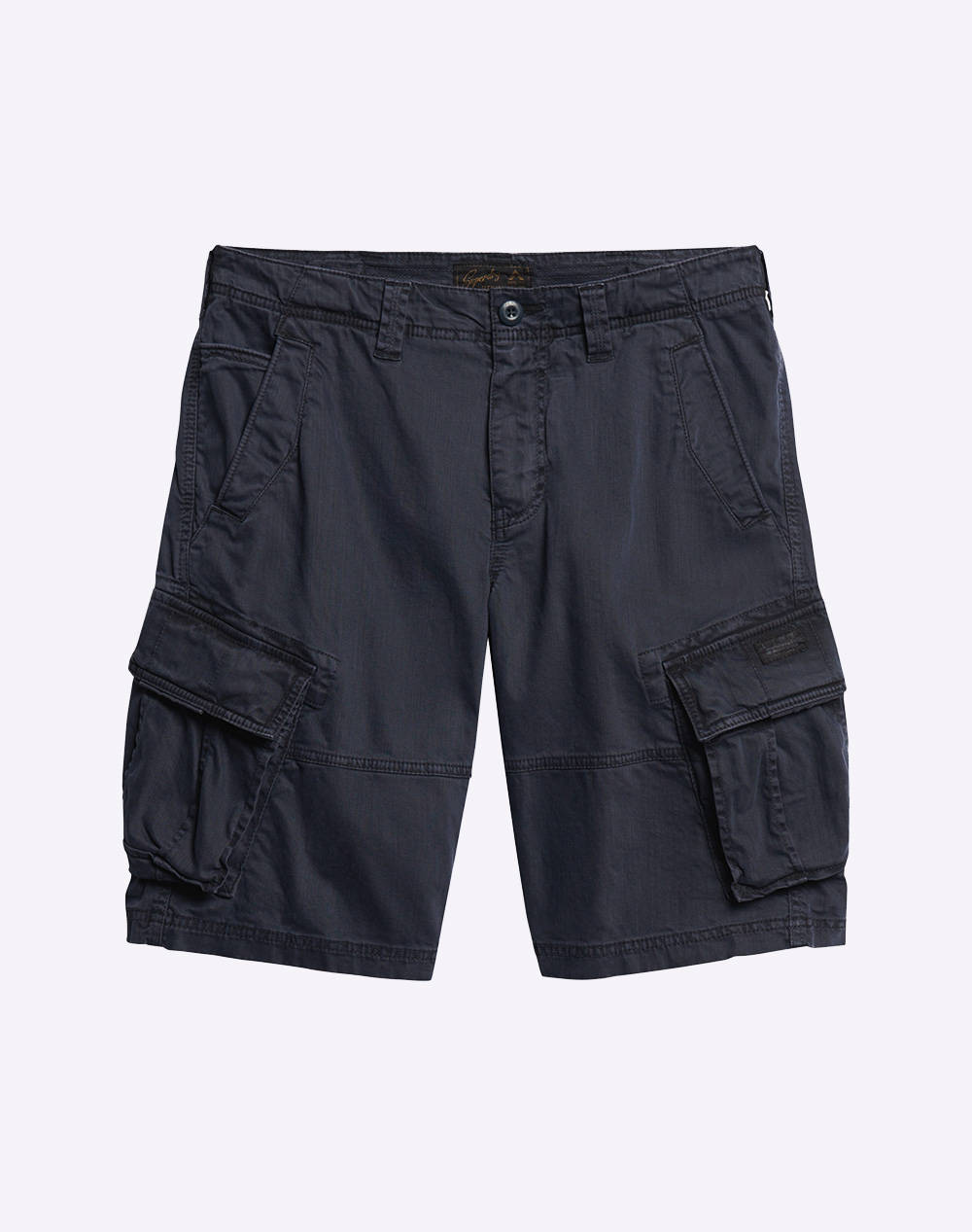 Superdry D2 Ovin Core Cargo Short Men''S Shorts Men Clothes Shorts/Bermudas Cargo Navyblue Cotton,Elastic M7110433A 98T Male Cargo Blue