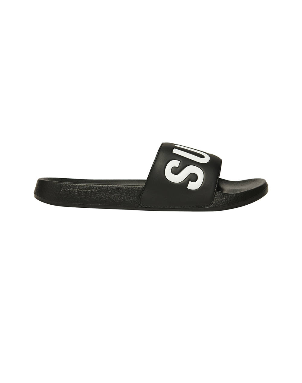 Superdry D3 Sdna Core Graphic Pool Slide Shoes For Men Men Sports Shoes Flip Flops Jetblack Synthetic Mf310266A 33B Male Flip Flops Black