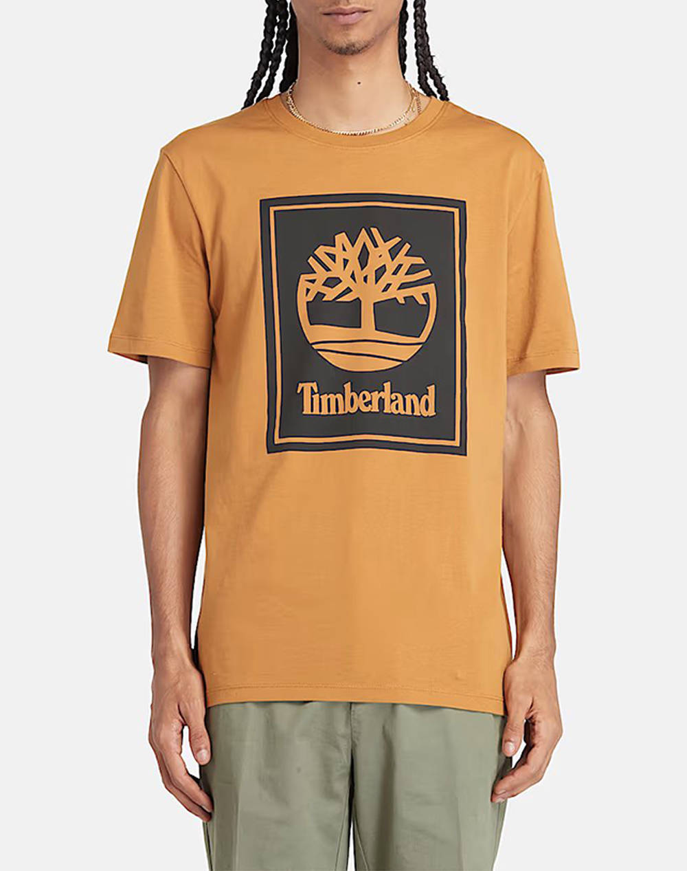 Timberland Short Sleeve Tee Men Clothes T Shirts & Sweatshirts T Shirts Darkorange Cotton Tb0A5Wqq P57 Male T-Shirts