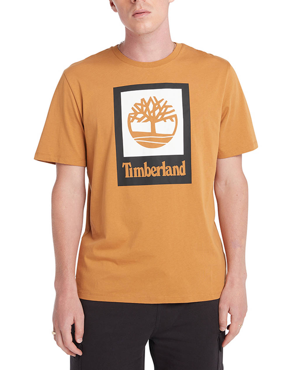 Timberland Colored Short Sleeve Tee Men Clothes T Shirts & Sweatshirts T Shirts Darkorange Cotton Tb0A5Qs2 P47 Male T-Shirts