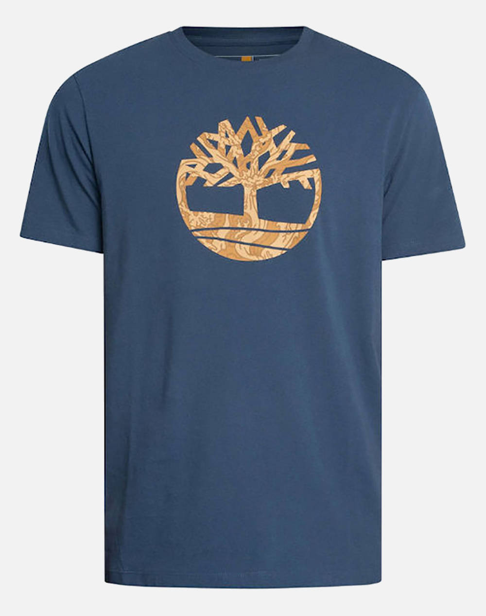 Timberland Camo Tree Logo Short Sleeve Tee Men Clothes T Shirts & Sweatshirts T Shirts Steelblue Cotton Tb0A6Dts 288 Male T-Shirts Blue
