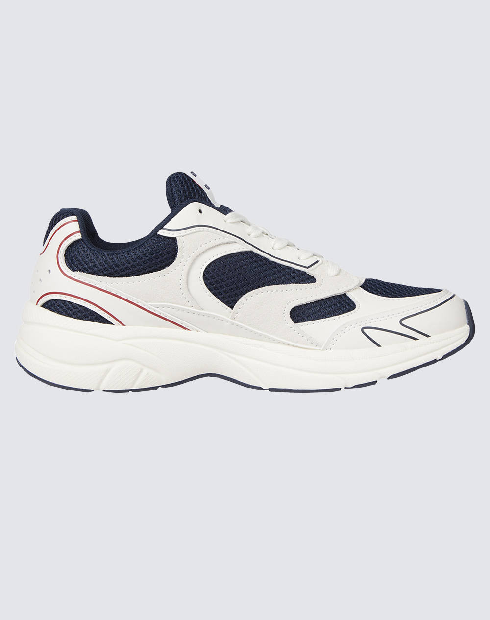 Tommy Jeans The Coney Men Footwear Sneakers Offwhite Synthetic Em0Em01520 0G1 Male Sneakers