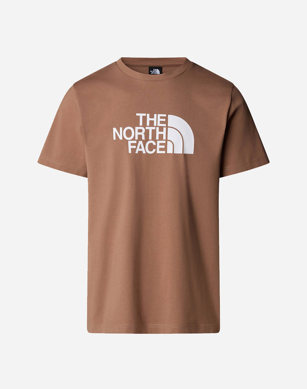 The North Face M Ss Easy Tee Tnf Men Clothes T Shirts & Sweatshirts T Shirts Tan Cotton,Synthetic Nf0A8A6C Nf6E1 Male T-Shirts