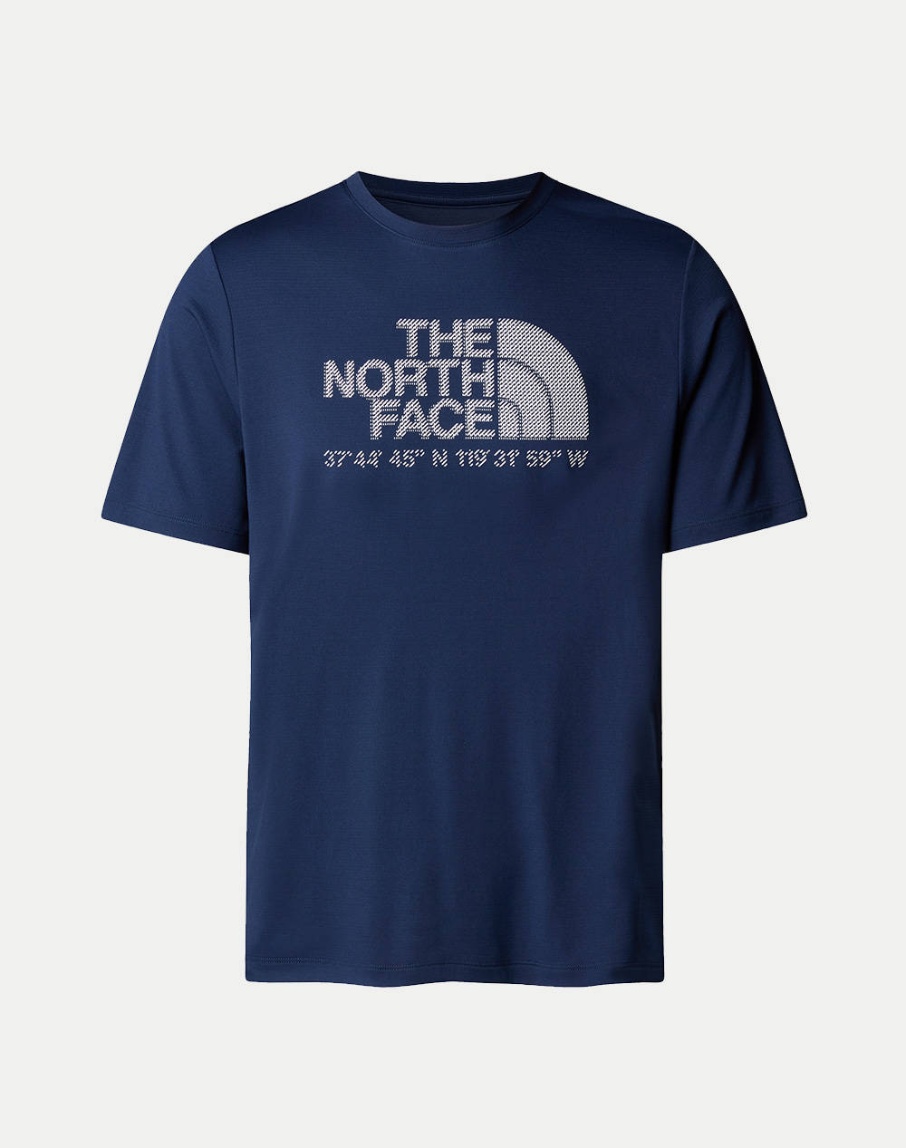 The North Face M 24/7 S/S Tee Logo Men Clothes T Shirts & Sweatshirts T Shirts Darkblue Synthetic,Fabric Nf0A8Bej Nf8K2 Male T-Shirts Blue
