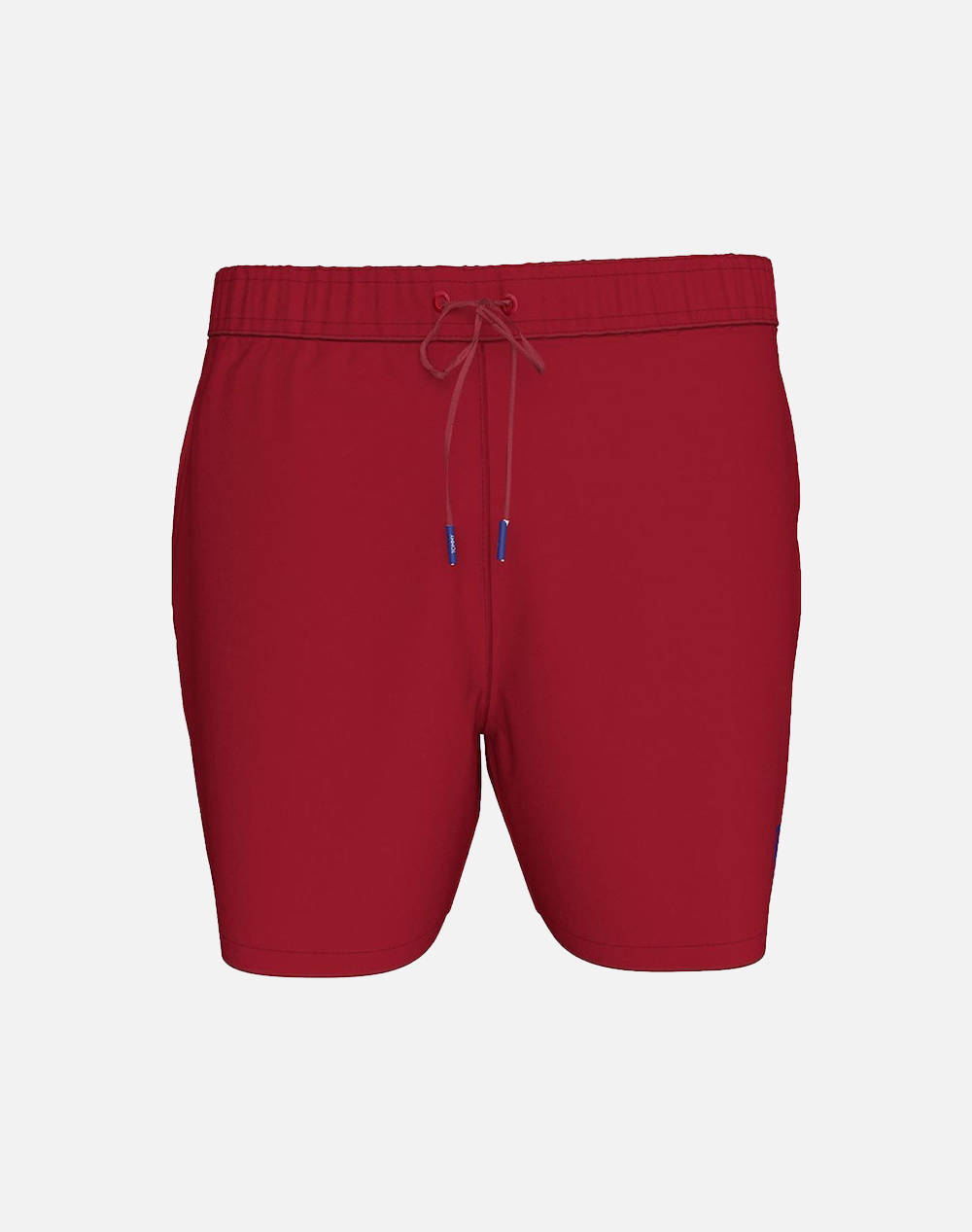 Tommy Hilfiger Medium Drawstring Men Clothes Swimwear Shorts Red Synthetic Um0Um03579 Xld Male Shorts