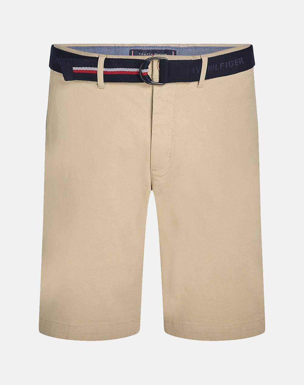 Tommy Hilfiger Wcc Brkln Essential Twill W Belt Men Clothes Shorts/Bermudas Chinos Biege Cotton,Elastic Mw0Mw24874 Rbtni Male Chinos Biege