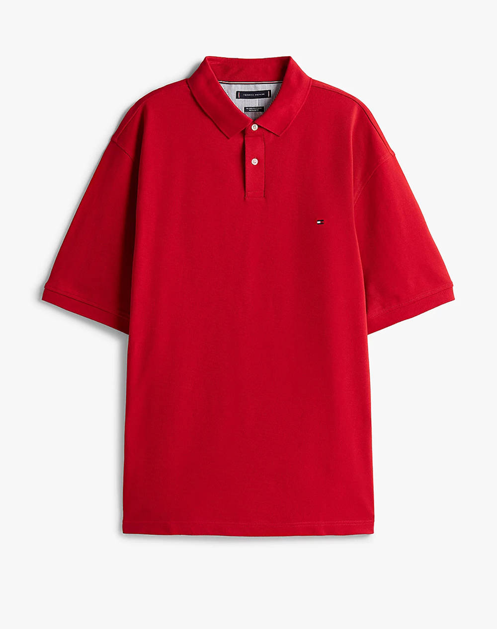 Tommy Hilfiger Bt 1985 Regular Polo Men Clothes T Shirts & Sweatshirts Polo Red Cotton Mw0Mw36066 Xld Male Polo