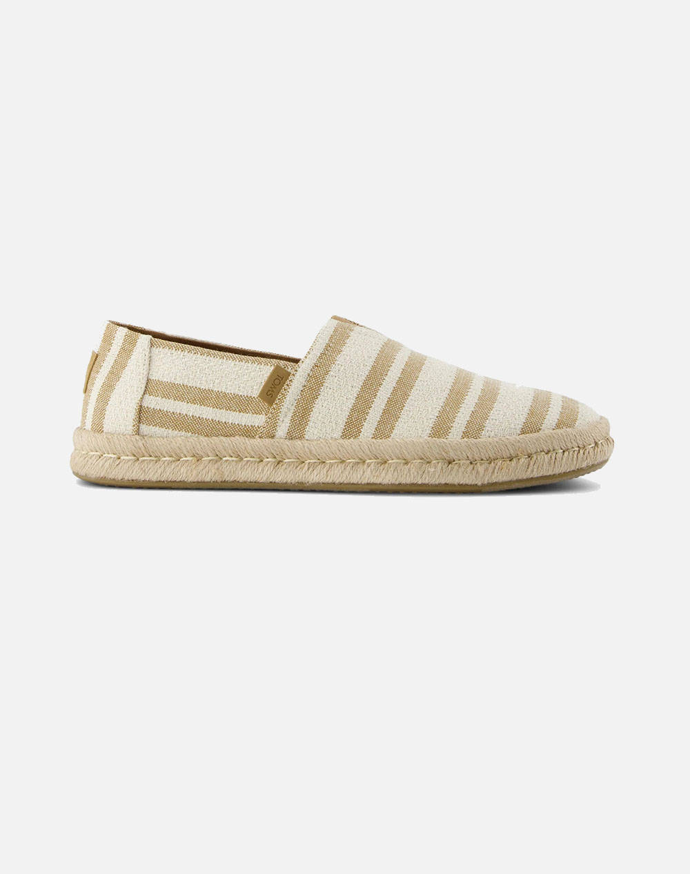 Toms Tfe Bch Stpe Mn Alrope Esp Men Footwear Espadrilles Mixed Fabric 10021900 Tan Male Espadrilles