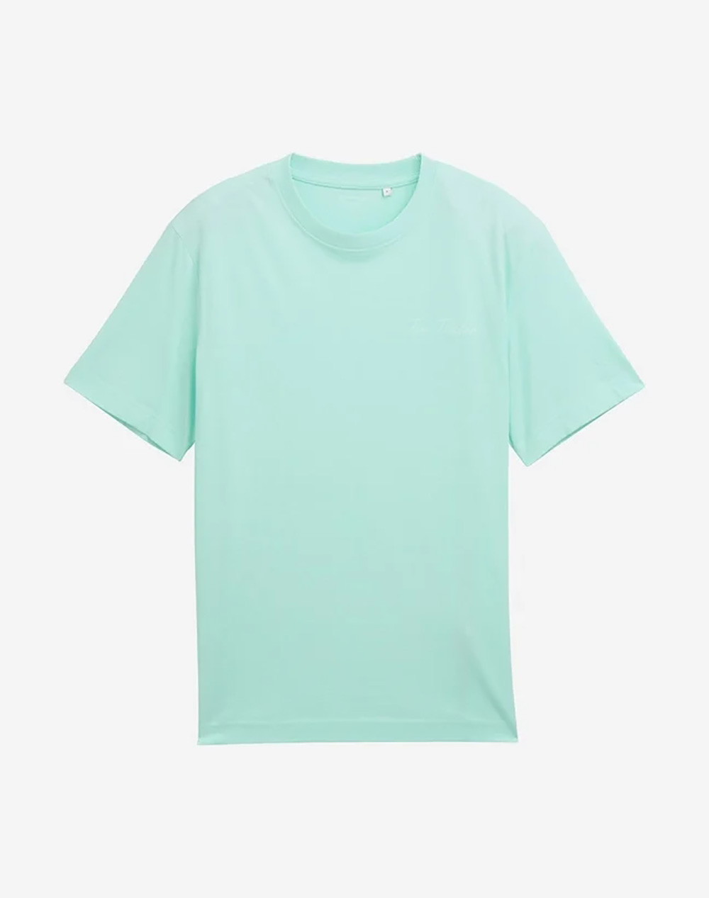Tom Tailor Basic T Shirt Men Men Clothes T Shirts & Sweatshirts T Shirts Mintgreen Cotton 1046711 37105 Male T-Shirts Green