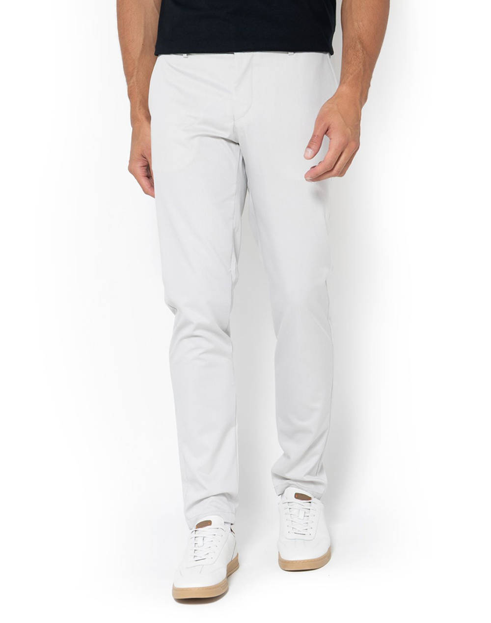 The Bostonians Regular Fit Poplin Chinos Men Clothes Trousers Chinos Offwhite Cotton,Elastic,Synthetic 3Cn3020424 Sand Male Chinos