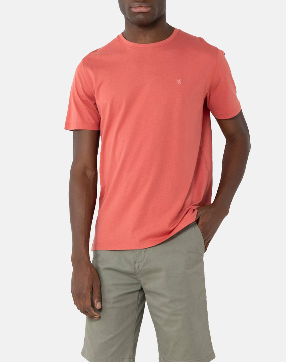 The Bostonians Essential T Shirt Regular Fit Men Clothes T Shirts & Sweatshirts T Shirts Coral Cotton 3Ts1241N Sierra Male T-Shirts