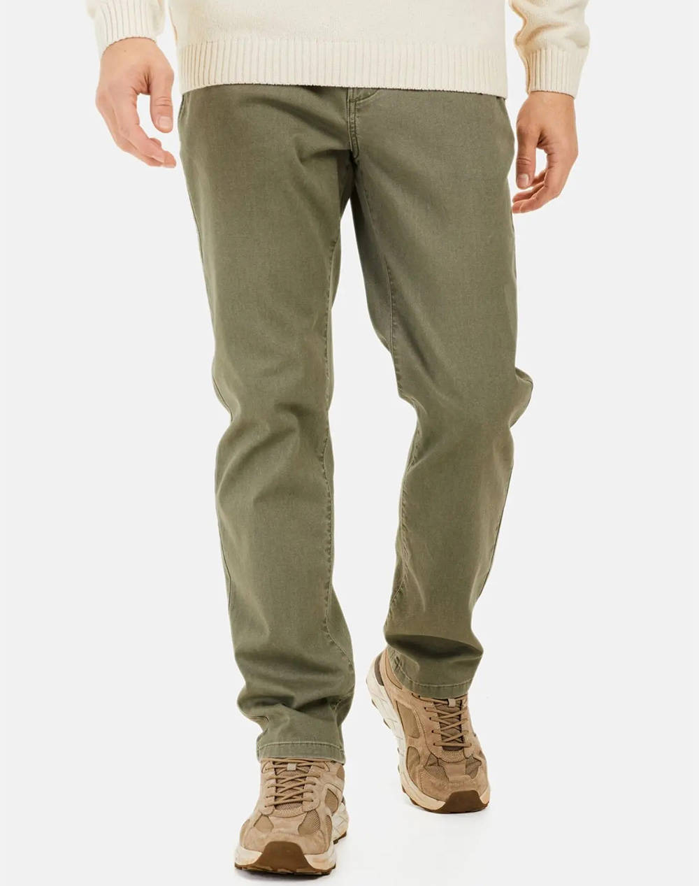 Camel Active Pants 5 Pocket Relaxed Fit Men Clothes Trousers Jeans Khaki Cotton,Elastic C251 488X80 5F77 31 Male Jeans Khaki