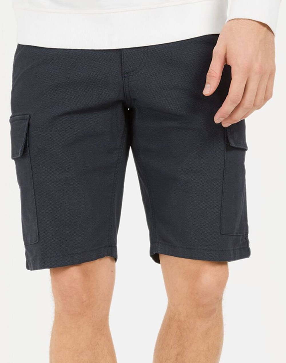 Camel Active Cargo Bermuda Dot Print Men Clothes Shorts/Bermudas Cargo Darkblue Cotton,Elastic C251 496R01 5F81 48 Male Cargo Blue