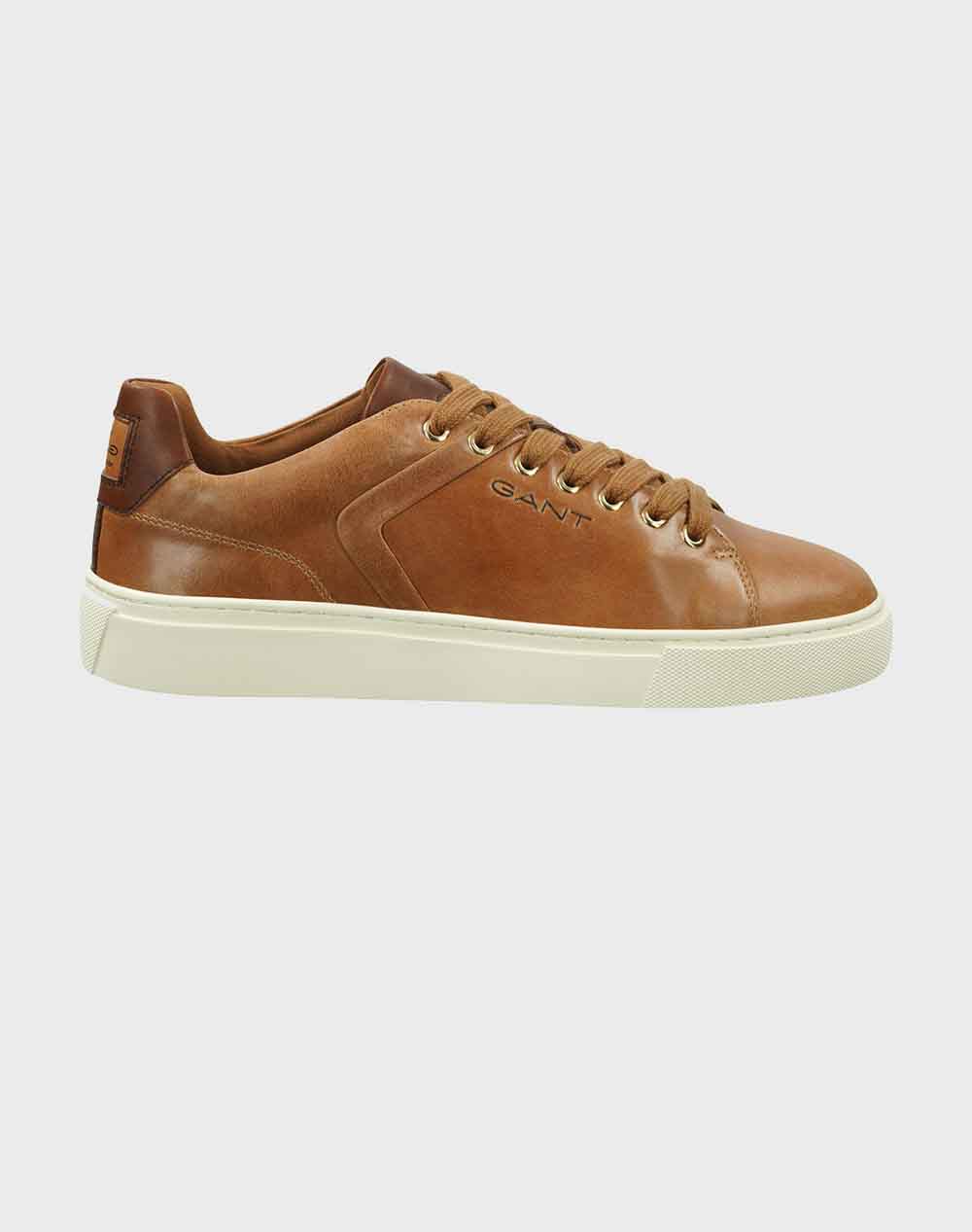 Gant Men''S Shoes Mc Julien Men Footwear Sneakers Tan Leather 3Gs30631891 453 Male Sneakers