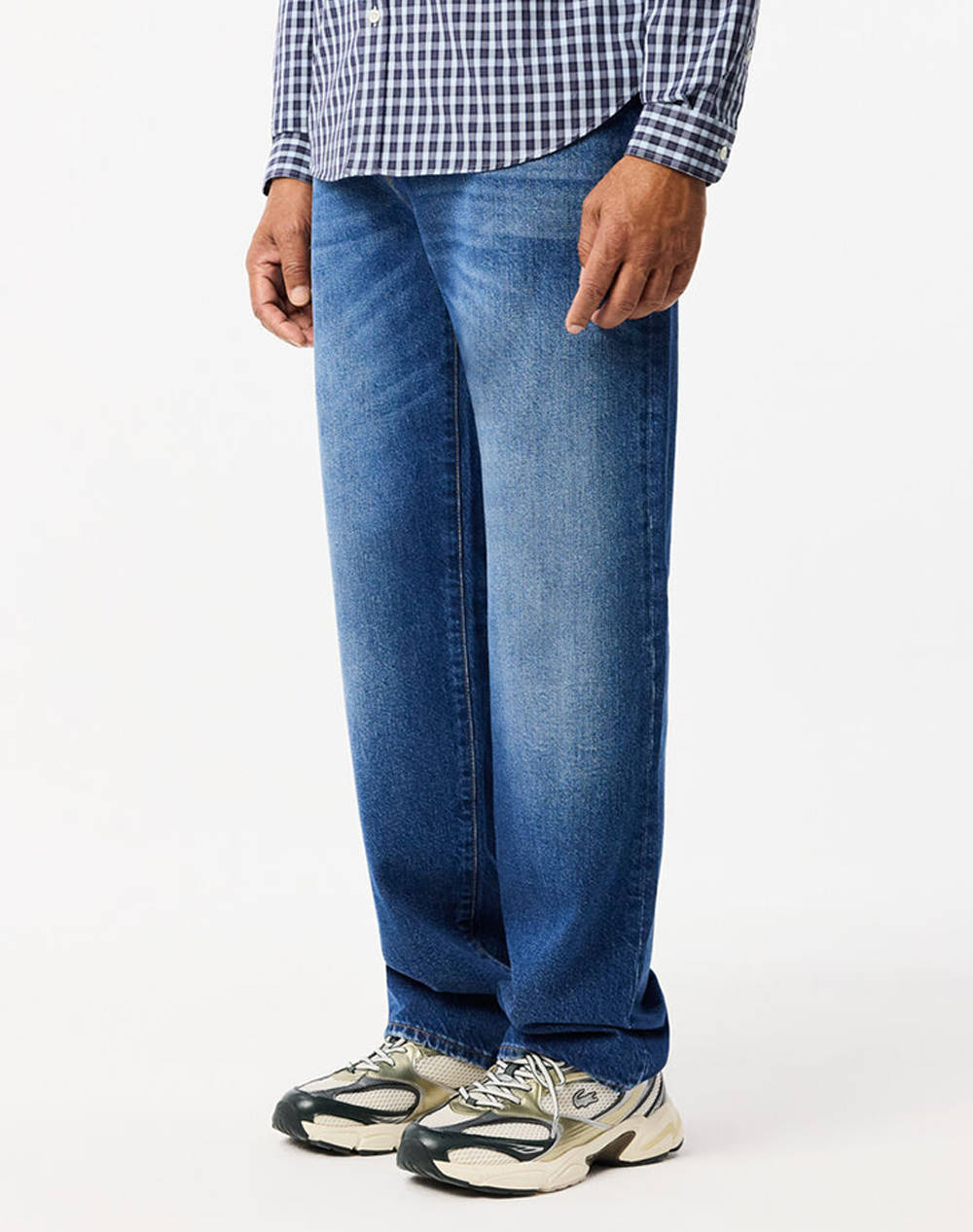 Lacoste Pants Men Clothes Trousers Jeans Denimblue Cotton 3Hh2321 Mk9 Male Jeans Blue