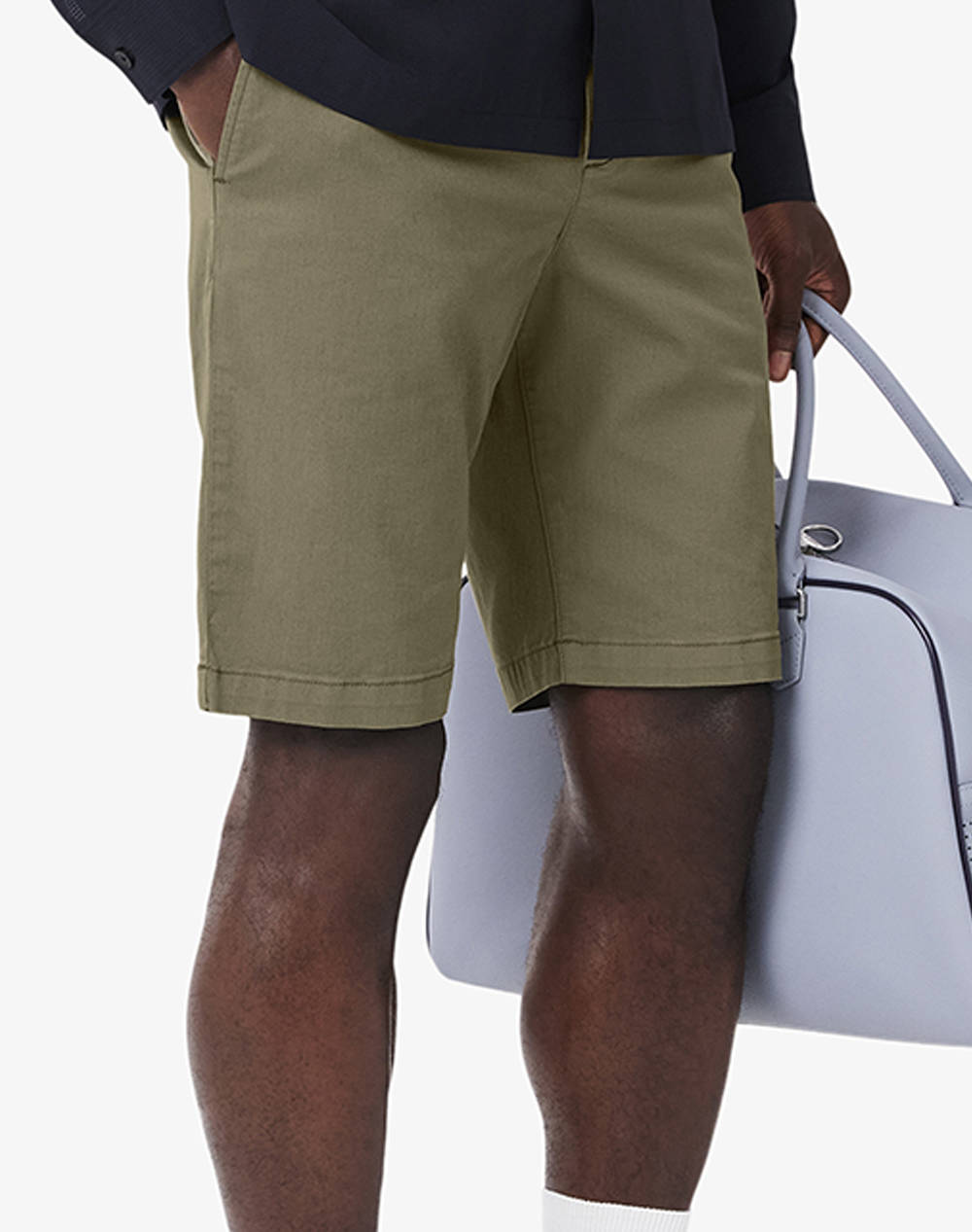 Lacoste Bermuda Shorts Men Clothes Shorts/Bermudas Chinos Khaki Cotton,Elastic 3Fh3347 Bmy Male Chinos Khaki