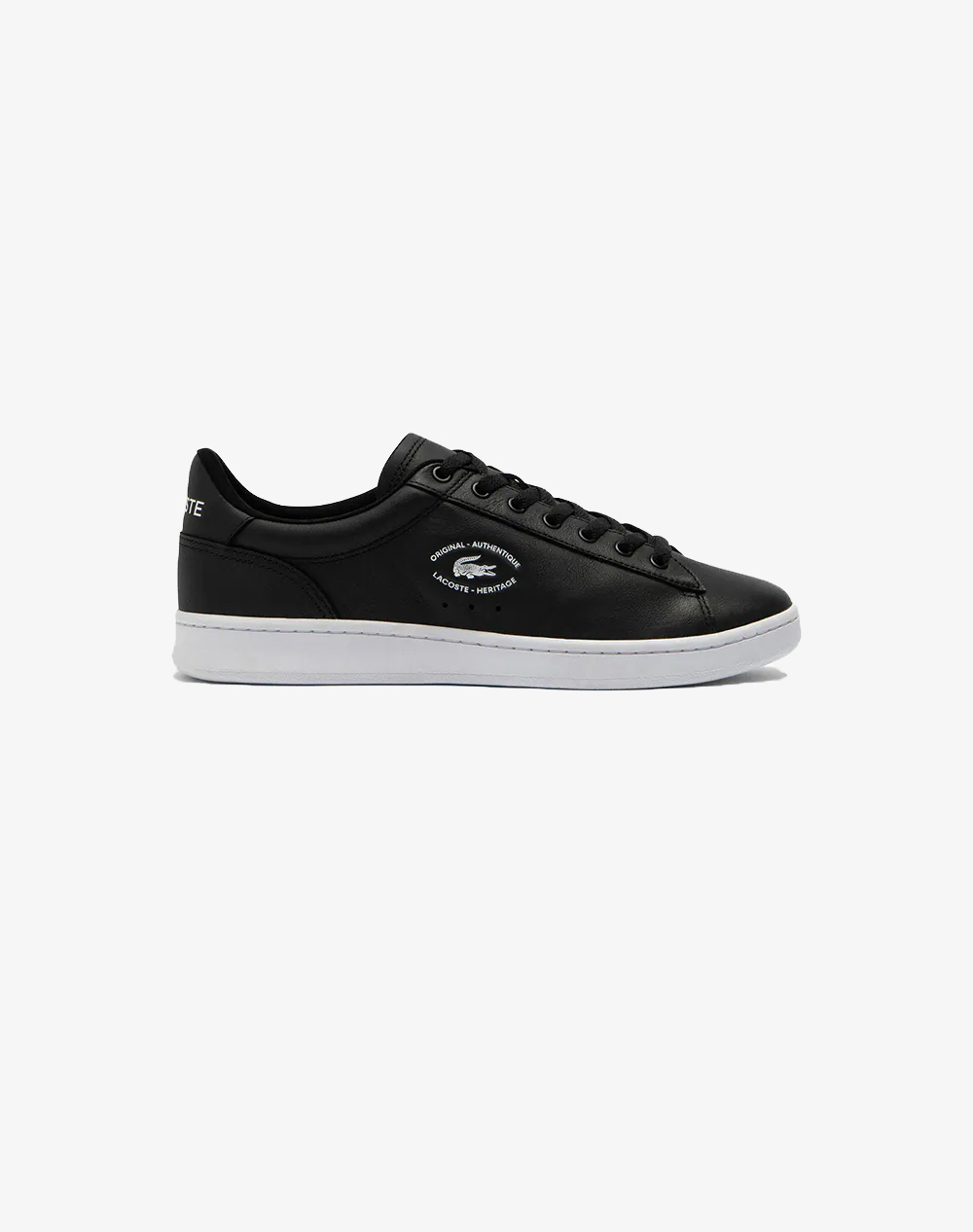 Lacoste Men''S Shoes Carnaby Set 125 1 Carnaby Set 125 1 Sma Men Footwear Sneakers Black Leather 37 49Sma0032312 0000 Male Sneakers Black