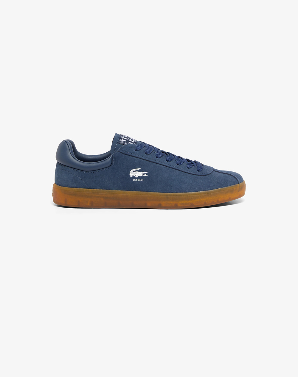 Lacoste Men''S Shoes Baseshot 125 6 Baseshot 125 6 Sma Men Footwear Sneakers Blue Imitation Leather,Suede 37 49Sma0133Gu1 0000 Male Sneakers Blue