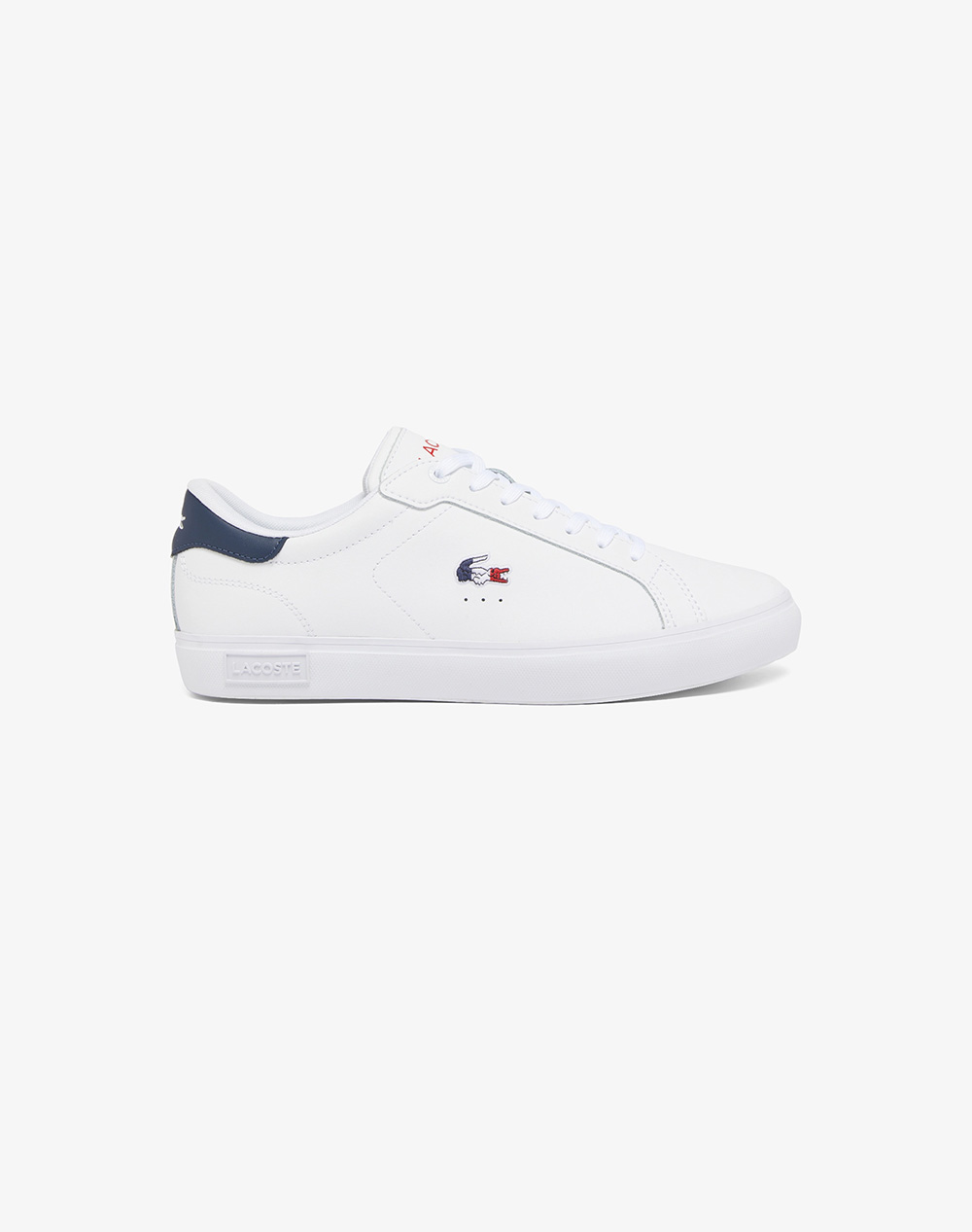 Lacoste Men''S Shoes Powercourt 125 1 Powercourt 125 1 Sma Men Footwear Sneakers White Leather 37 49Sma0080407 0000 Male Sneakers