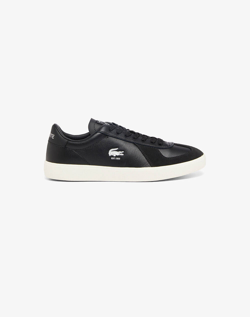 Lacoste Men''S Shoes Baseshot Pro 125 3 Men Footwear Sneakers Black Imitation Leather,Leather,Suede 37 49Sma0063454 0000 Male Sneakers Black
