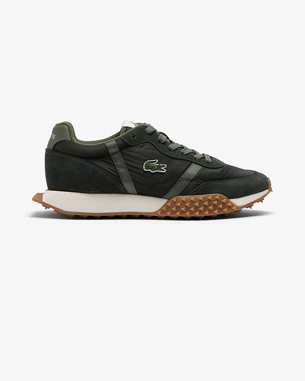 Lacoste Men''S Shoe L Spin Evo 125 2 L Spin Evo 125 2 Sma Men Sports Shoes Shoes Darkgreen Suede,Synthetic 37 49Sma0104Kg9 0000 Male Shoes Green