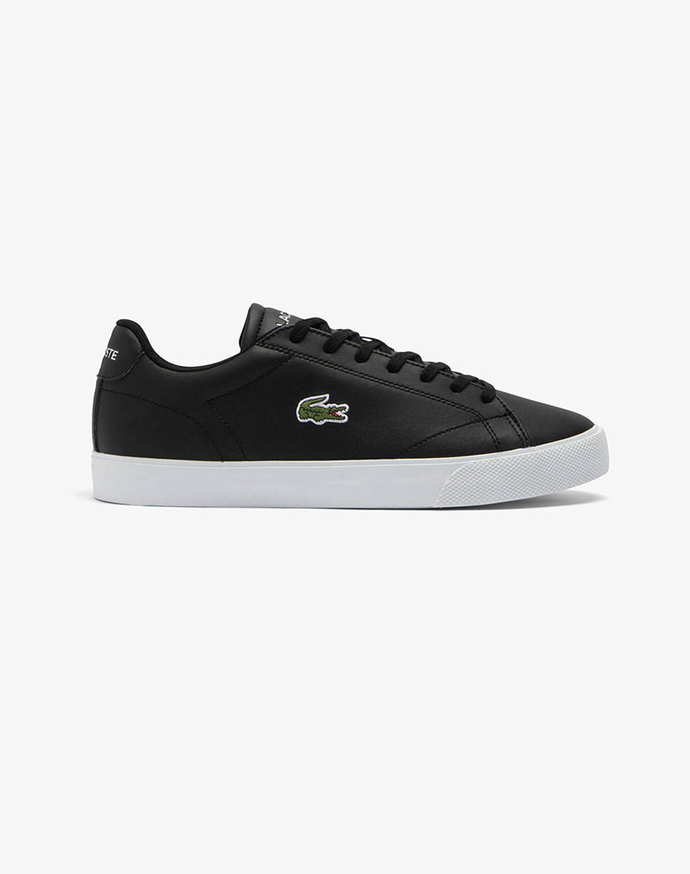 Lacoste Men''S Shoes Lerond Set 125 2 Men Footwear Sneakers Black Leather 37 49Cma0036312 0000 Male Sneakers Black