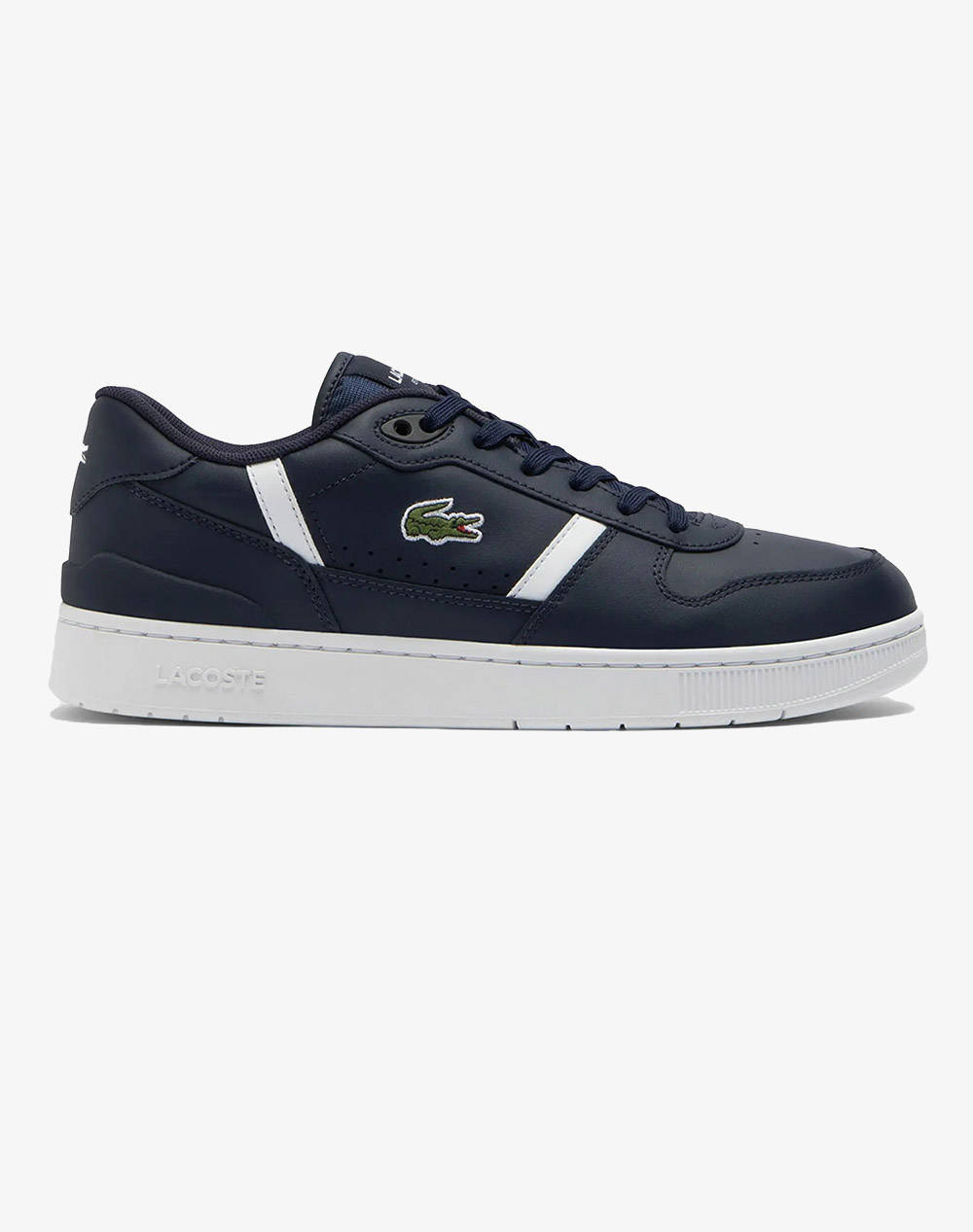 Lacoste Men''S Shoes T Clip Set 125 1 Men Sports Shoes Navyblue Leather 37 49Sma0068092 0000 Male Shoes Blue