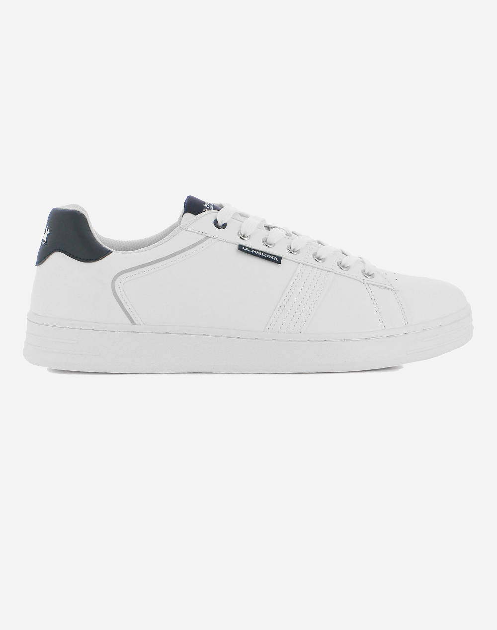 La Martina Men''S Shoes Vegan Leather Vegan Men Sports Shoes Shoes White Imitation Leather 3Slfm251100 4270 000 Male Shoes
