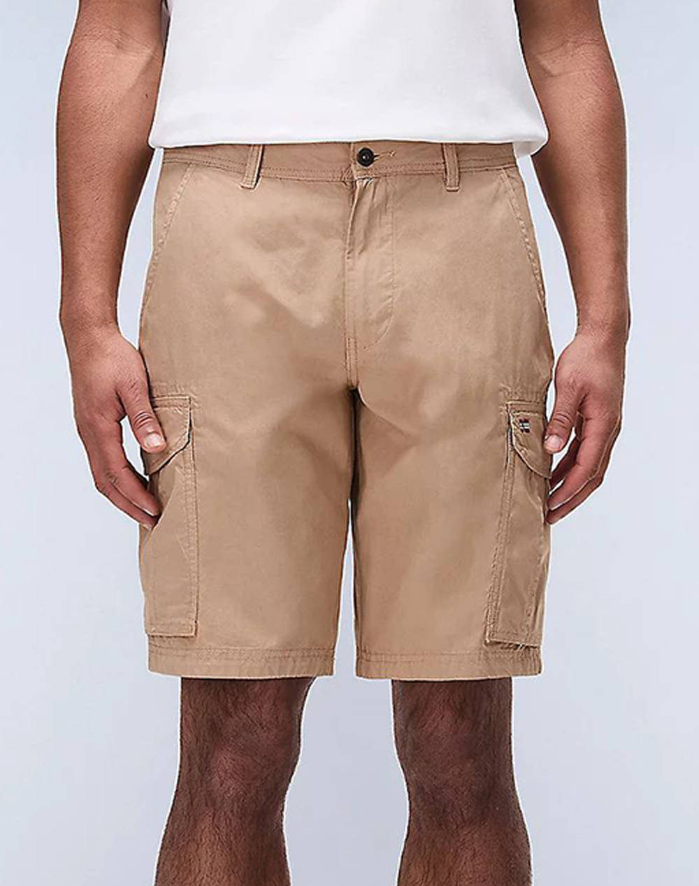 Napapijri Noto 2.0 Men Clothes Shorts/Bermudas Cargo Tan Cotton Np0A4Hoq Npn1Q Male Cargo