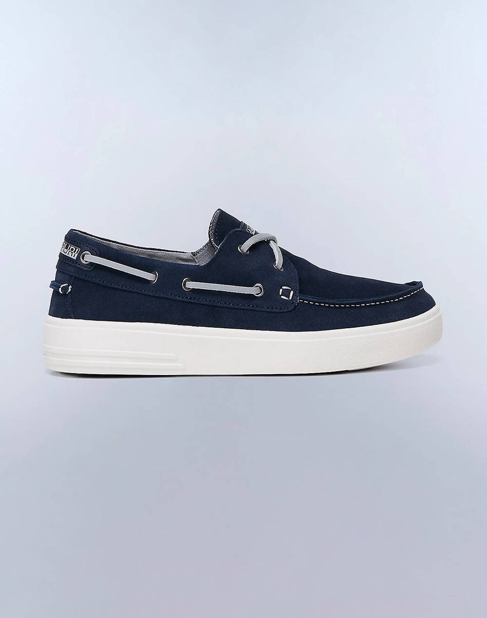 Napapijri S5Bark11/Sue Men Footwear Moccasins Darkblue Imitation Leather,Suede,Fabric Np0A4Iqe Np176 Male Moccasins Blue