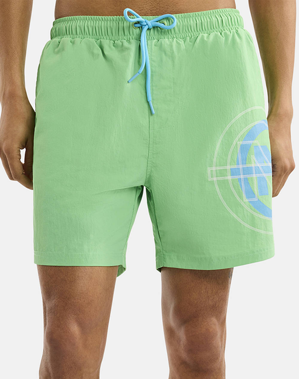 Nautica Swimwear Crumlin 6 Swim Short Men Clothes Swimwear Shorts Lawngreen Synthetic 3Ncn7R02882 512 Male Shorts Green