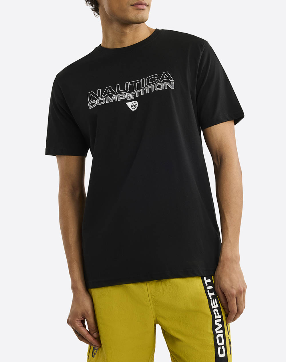 Nautica T Shirt Ss Effin T Shirt Men Clothes T Shirts & Sweatshirts T Shirts Black Cotton,Fabric 3Ncn7R02854 011 Male T-Shirts Black