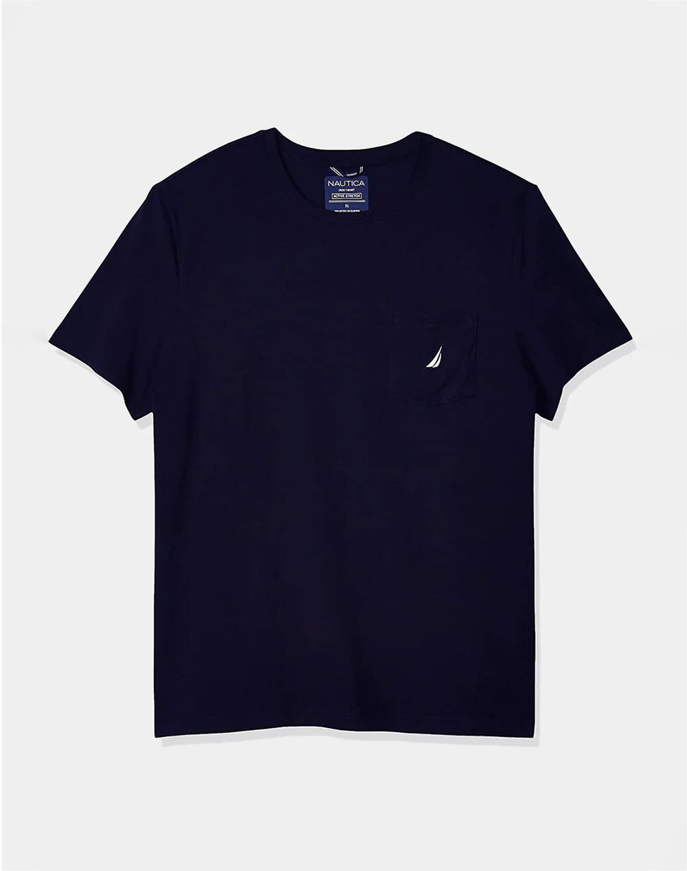 Nautica T Shirt Ss Anchor Pocket Tee Men Clothes T Shirts & Sweatshirts T Shirts Navyblue Cotton 3Ncv41050 4Nv/444 Male T-Shirts Blue