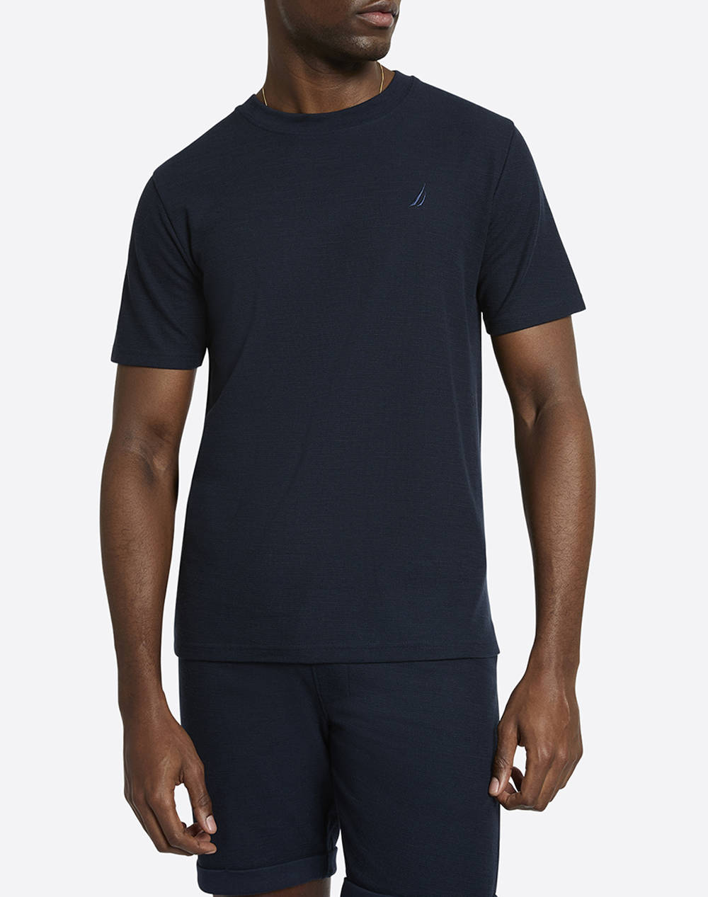 Nautica T Shirt Ss Capri T Shirt Men Clothes T Shirts & Sweatshirts T Shirts Navyblue Cotton 3Ncn1R02931 459 Male T-Shirts Blue
