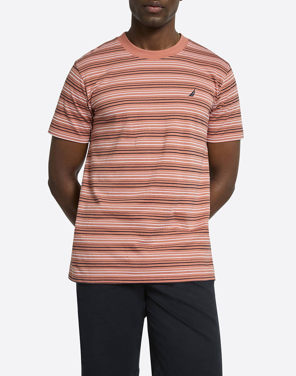 Nautica T Shirt Ss Zeffiro T Shirt Men Clothes T Shirts & Sweatshirts T Shirts Orangered Cotton 3Ncn1R02932 723 Male T-Shirts