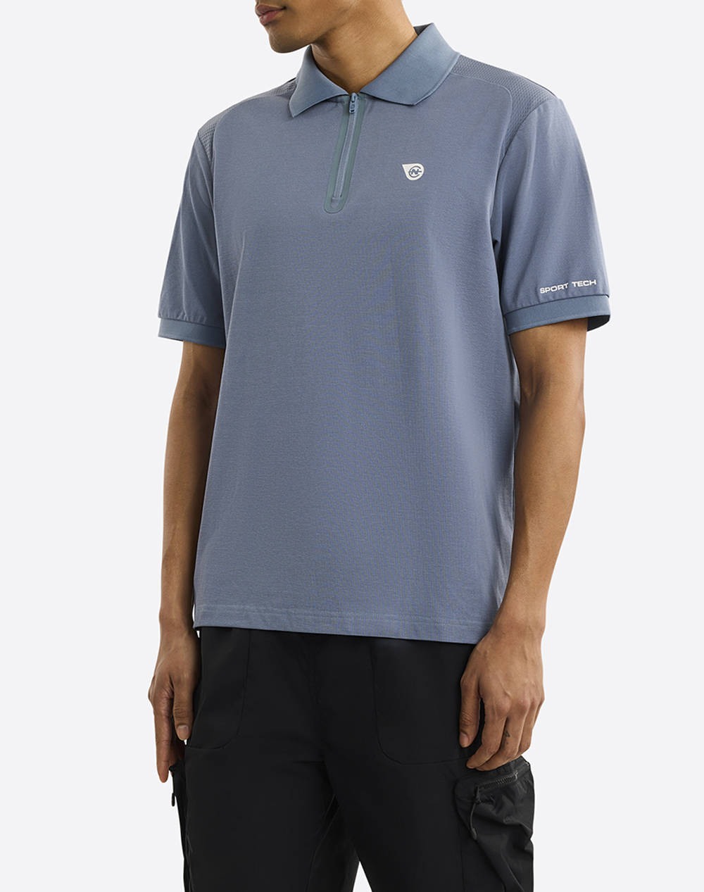 Nautica Polo Shirt Ss Patrick Polo Shirt Men Clothes T Shirts & Sweatshirts Polo Steelblue Fabric 3Ncn7R02864 158 Male Polo Blue