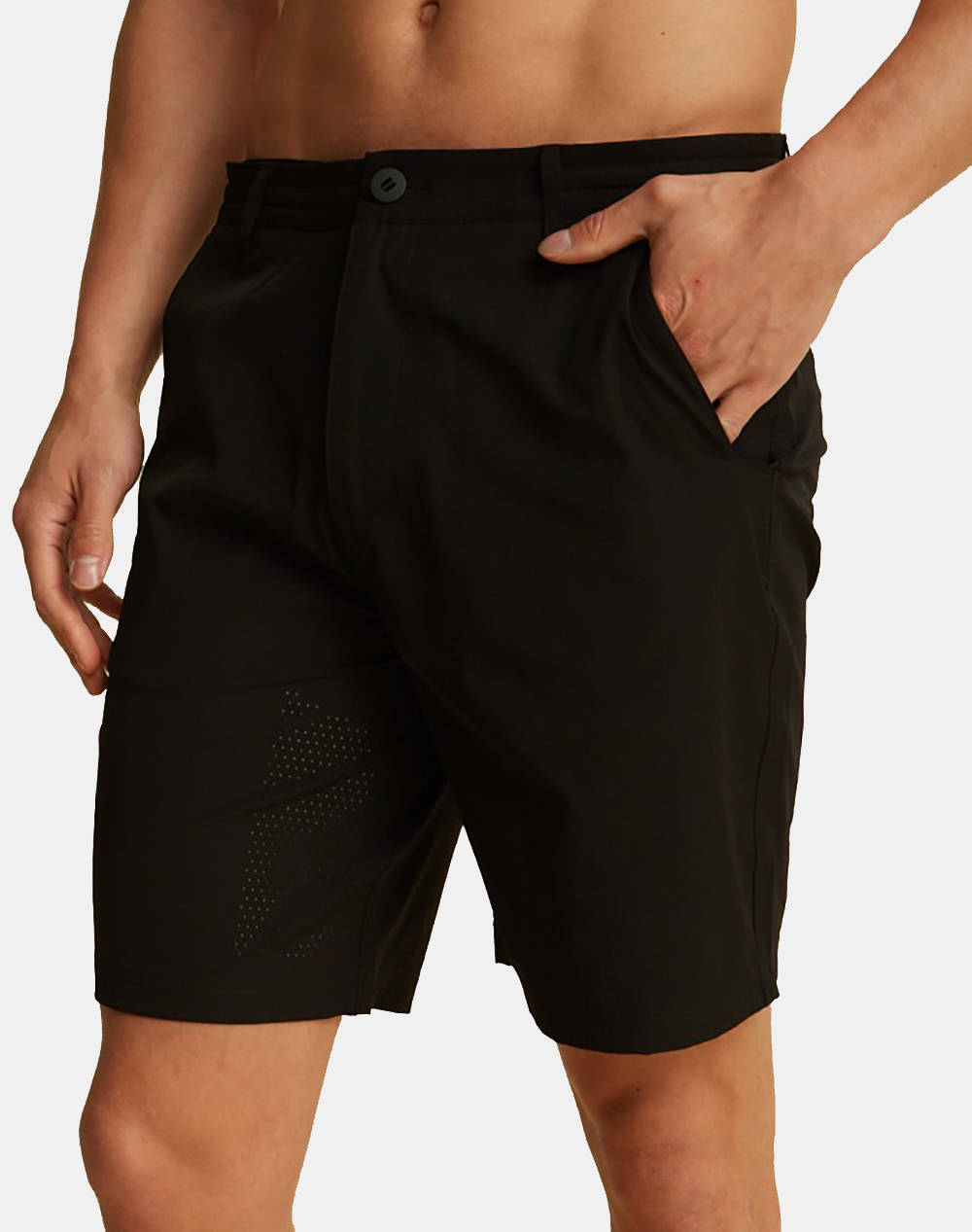 Dors Swimwear With Zipper, Technical Men Clothes Swimwear Bermudas Black Elastic,Synthetic 2236008.C03 C03 Male Bermudas Black