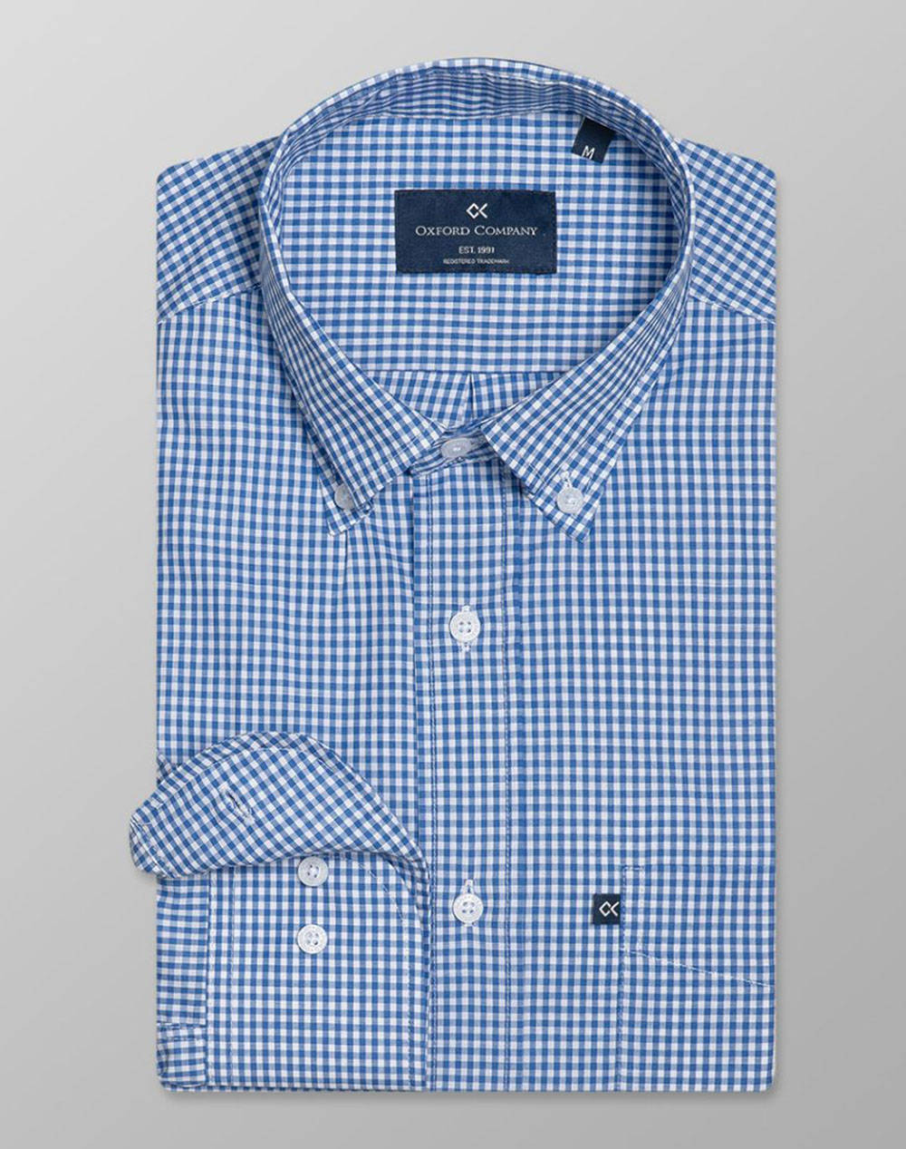 Oxford Company Button Down Shirt Men Clothes Shirts Multi Cotton M130 Bx10.01 01 Male Shirts