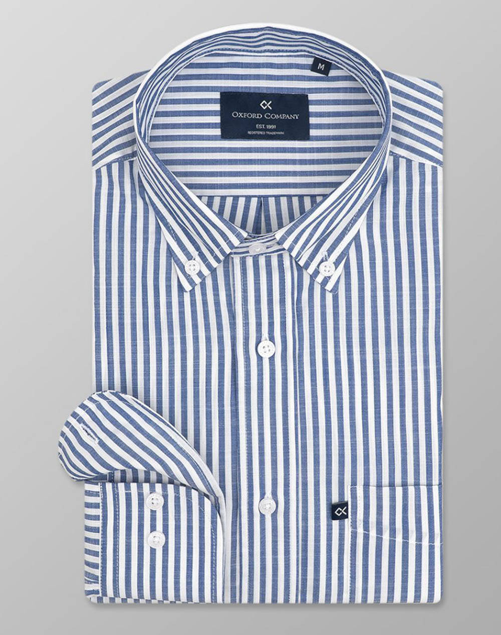 Oxford Company Button Down Men Clothes Shirts Mixed Cotton F125 Bx11.01 01 Male Shirts