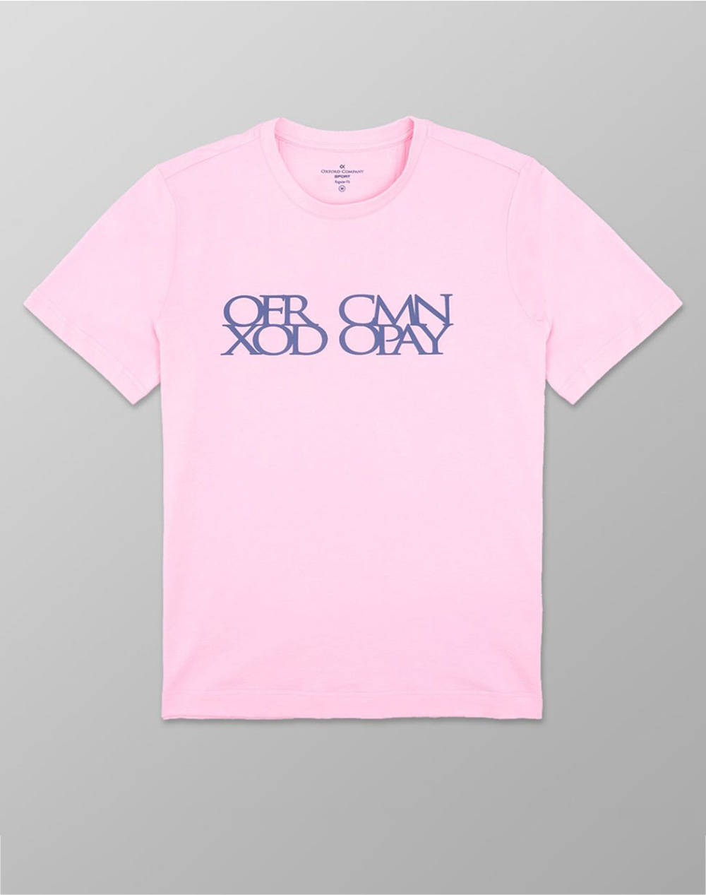Oxford Company College Ss T Shirt Men Clothes T Shirts & Sweatshirts T Shirts Pink Cotton K406 Mx20.35 35 Male T-Shirts