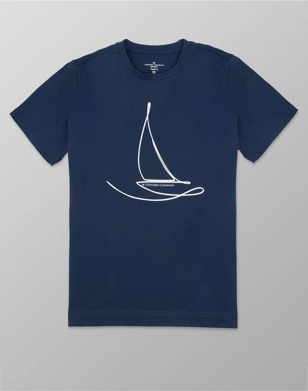 Oxford Company College Ss 100% Cotton T Shirt Men Clothes T Shirts & Sweatshirts T Shirts Darkblue Cotton K405 Mx20.28 28 Male T-Shirts Blue