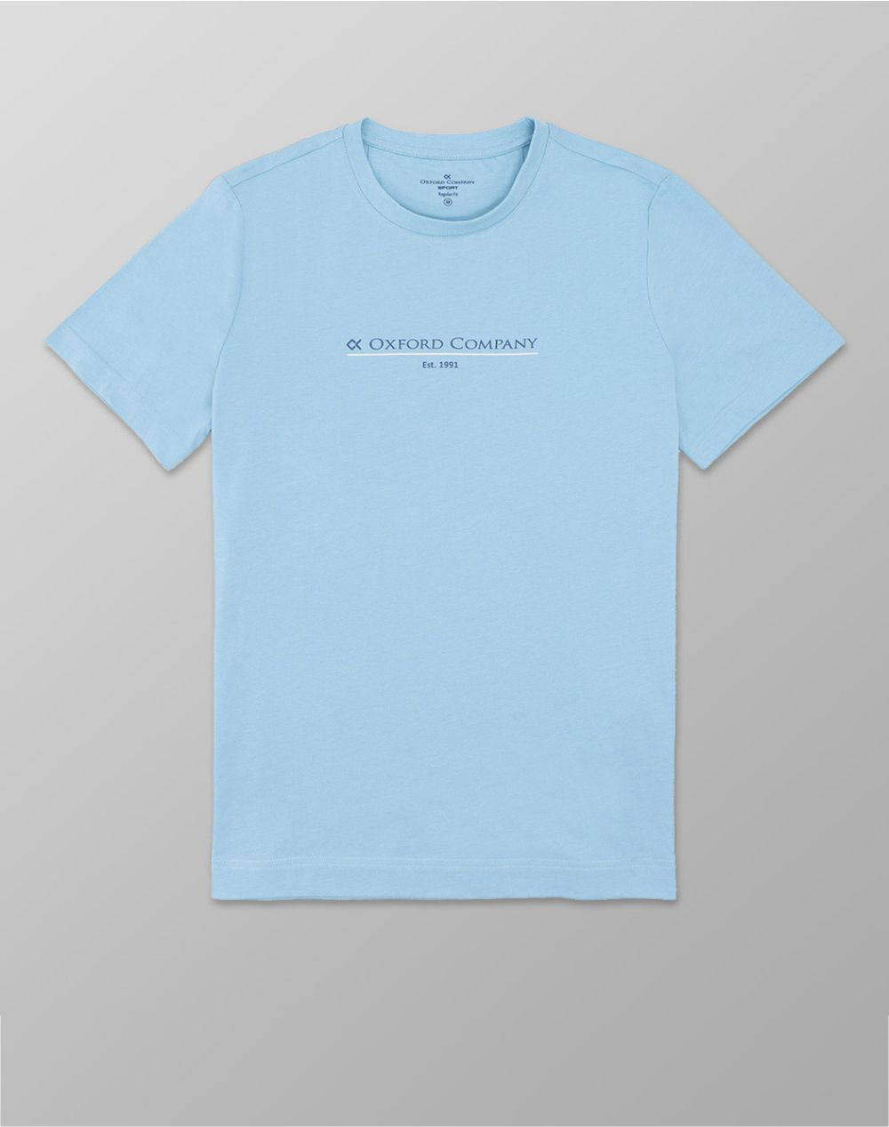 Oxford Company College Ss Men Clothes T Shirts & Sweatshirts T Shirts Ciel Cotton K403 Mx20.43 43 Male T-Shirts