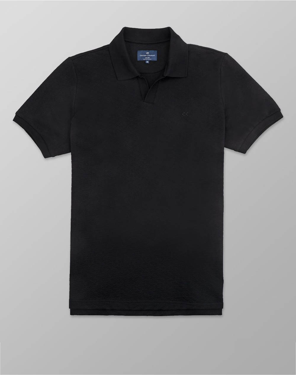 Oxford Company Polo V Ss T Shirt Men Clothes T Shirts & Sweatshirts Polo Black Cotton P409 Px00.18 18 Male Polo Black